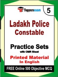 Ladakh Police Constable Exam Practice Set Book in English