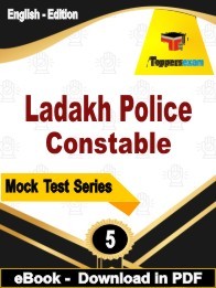Ladakh Police Constable PDF Book In English