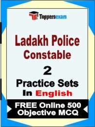 Ladakh Police Constable Exam Practice Set Book in English