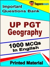 UP PGT Geography Exam Objective MCQ Book in English