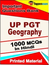 UP PGT Geography Exam Objective MCQ Book in Hindi
