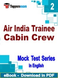 Air India Trainee Cabin Crew PDF Book In English