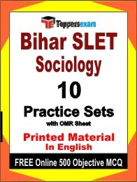 Bihar SLET Sociology Exam Practice Set Book in English