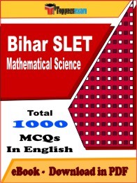 Bihar SLET Mathematical Science PDF Book In English