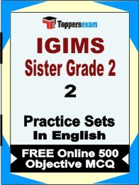 IGIMS Sister Grade 2 Exam Practice Set Book in English