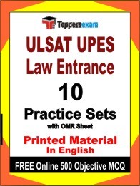 ULSAT UPES Law Entrance Exam Practice Set Book in English
