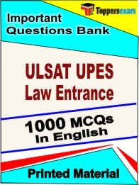 ULSAT UPES Law Entrance Exam Objective MCQ Book in English