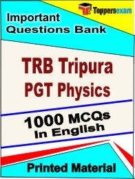 TRB Tripura PGT Physics Exam Objective MCQ Book in English