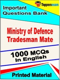 Ministry of Defence Tradesman Mate  Exam Objective MCQ Book in English