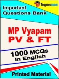 MP Vyapam PV & FT  Exam Objective MCQ Book in English