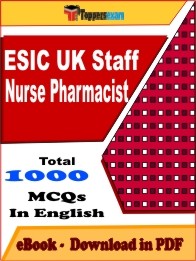 ESIC UK Staff Nurse Pharmacist PDF Book In English