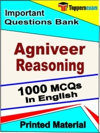 Agniveer Reasoning Exam Objective MCQ Book in English