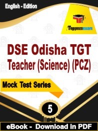 DSE Odisha TGT Teacher (Science) (PCZ) PDF Book In English