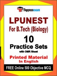 LPUNEST For B.Tech (Biology)  Exam Practice Set Book in English