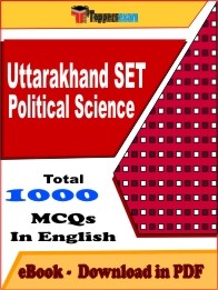 Uttarakhand SET Political Science PDF Book In English