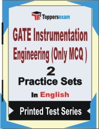 GATE Instrumentation Engineering (Only MCQ) Book in English - Question Paper / Practice Set