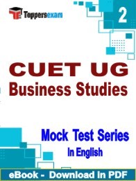 CUET UG Business Studies Test PDF Book In English - Question Paper