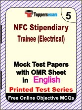 NFC Stipendiary Trainee (Electrical) Exam Mock Test Papers (Book) in English