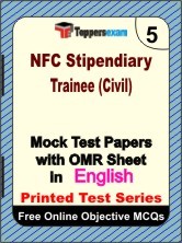 NFC Stipendiary Trainee (Civil) Exam Mock Test Papers (Book) in English