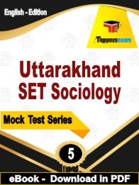 Uttarakhand SET Sociology PDF Book In English