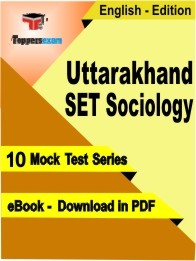 Uttarakhand SET Sociology PDF Book In English