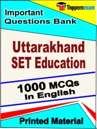 Uttarakhand SET Education Exam Objective MCQ Book in English