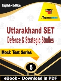 Uttarakhand SET Defence & Strategic Studies PDF Book In English