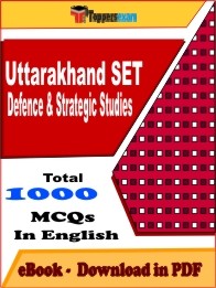 Uttarakhand SET Defence & Strategic Studies PDF Book In English