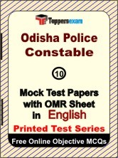Odisha Police Constable Exam Mock Test Papers (Book) in English