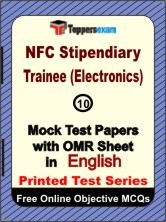 NFC Stipendiary Trainee (Electronics) Exam Mock Test Papers (Book) in English