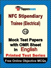 NFC Stipendiary Trainee (Electrical) Exam Mock Test Papers (Book) in English