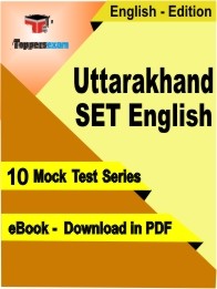 Uttarakhand SET English PDF Book In English