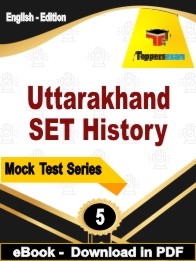 Uttarakhand SET History PDF Book In English