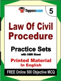 Law Of Civil Procedure Exam Practice Set Book in English
