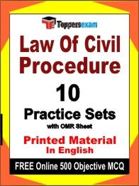 Law Of Civil Procedure Exam Practice Set Book in English