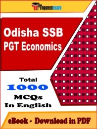 Odisha SSB PGT Economics PDF Book In English
