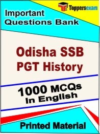 Odisha SSB PGT History Exam Objective MCQ Book in English
