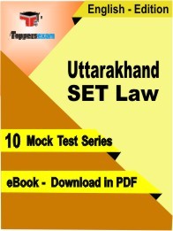 Uttarakhand SET Law PDF Book In English