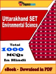 Uttarakhand SET Environmental Science PDF Book In Hindi