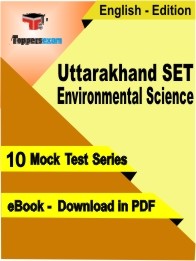 Uttarakhand SET Environmental Science PDF Book In English