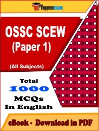 OSSC SCEW Paper 1 PDF Book In English