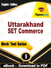 Uttarakhand SET Commerce PDF Book In English