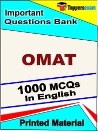 OMAT Exam Objective MCQ Book in English