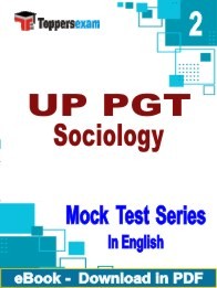 UP PGT Sociology PDF Book In English
