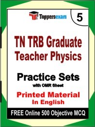 TN TRB Graduate Teacher Physics  Exam Practice Set Book in English