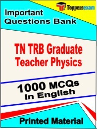 TN TRB Graduate Teacher Physics  Exam Objective MCQ Book in English