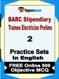 BARC Stipendiary Trainee Electrician Prelims Exam Practice Set Book in English