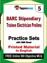 BARC Stipendiary Trainee Electrician Prelims Exam Practice Set Book in English