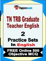 TN TRB Graduate Teacher English Exam Practice Set Book in English