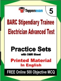 BARC Stipendiary Trainee Electrician Advanced Test Exam Practice Set Book in English